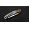 RAPTOR GOLD ексклюзивний складний ніж ручної роботи майстра студії ANDROSHCHUK KNIVES, купити замовити в Україні (Сталь - CPM® S125V™ 65HRC). Photo 3